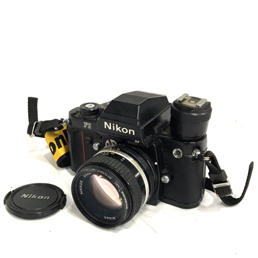Nikon F3 HP Ai-s NIKKOR 50mm 1:1.4 一眼レフフィルムカメラ ボディ レンズ ニコン QS014-105 F3 HP Nikon f1.4 + フィルム