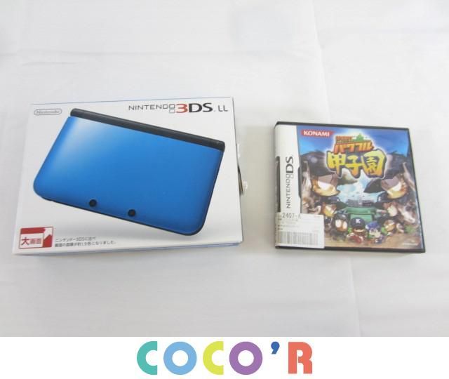 超激得，爆買い 同梱可 良品 ゲーム ニンテンドー3DS LL本体 ブルー ブラック ソフト付き グッズセット(ニンテンドー3DS LL本体)｜売買されたオークション情報、yahooの商品情報をアーカイブ公開 - オークファ ニンテンドー3DS LL本体