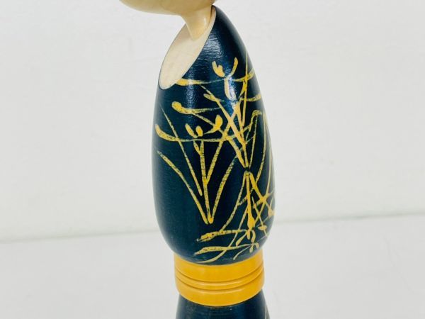 【美品】名匠 佐藤翠崕作 創作こけし『蝉しぐれ』内閣総理大臣賞受賞作家 伝統工芸 ma2062／内閣総理大臣賞受賞作家 佐藤翠崕 蝉しぐれ 創作こけし