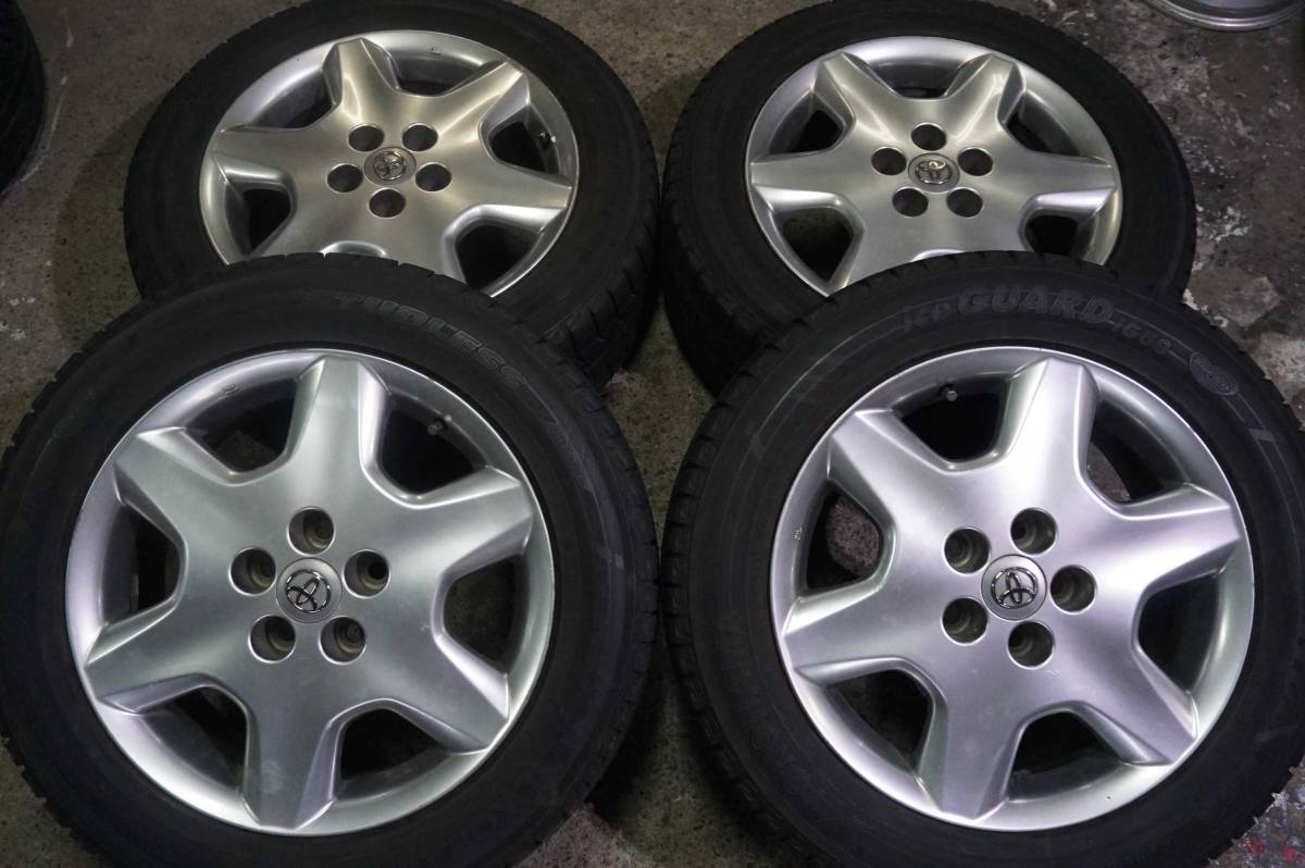 スタッドレスタイヤ 30セルシオ純正メッキホイール ほぼタイヤ新品 225
