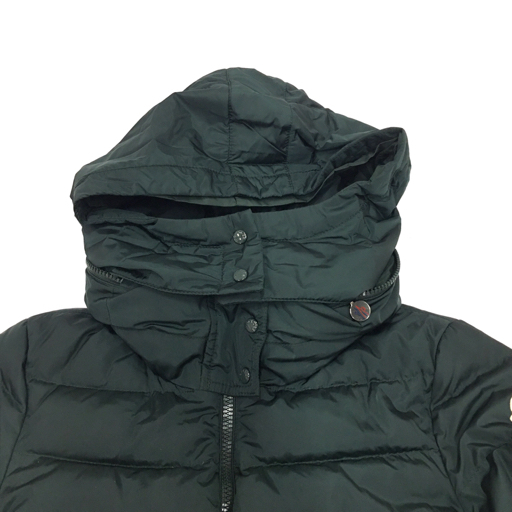 モンクレール サイズ 2 SANGLIER 長袖 ダウンジャケット アウター ナイロン レディース グリーン MONCLER モンクレール ダウンジャケット MONCLER 中古・古着通販MONCLER サングリエ 花柄ダウン