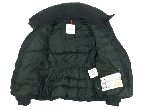 モンクレール サイズ 2 SANGLIER 長袖 ダウンジャケット アウター ナイロン レディース グリーン MONCLER モンクレール ダウンジャケット MONCLER 中古・古着通販MONCLER サングリエ 花柄ダウン