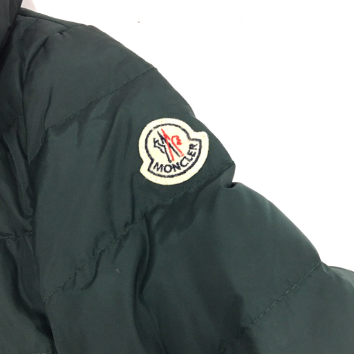 モンクレール サイズ 2 SANGLIER 長袖 ダウンジャケット アウター ナイロン レディース グリーン MONCLER モンクレール ダウンジャケット MONCLER 中古・古着通販MONCLER サングリエ 花柄ダウン