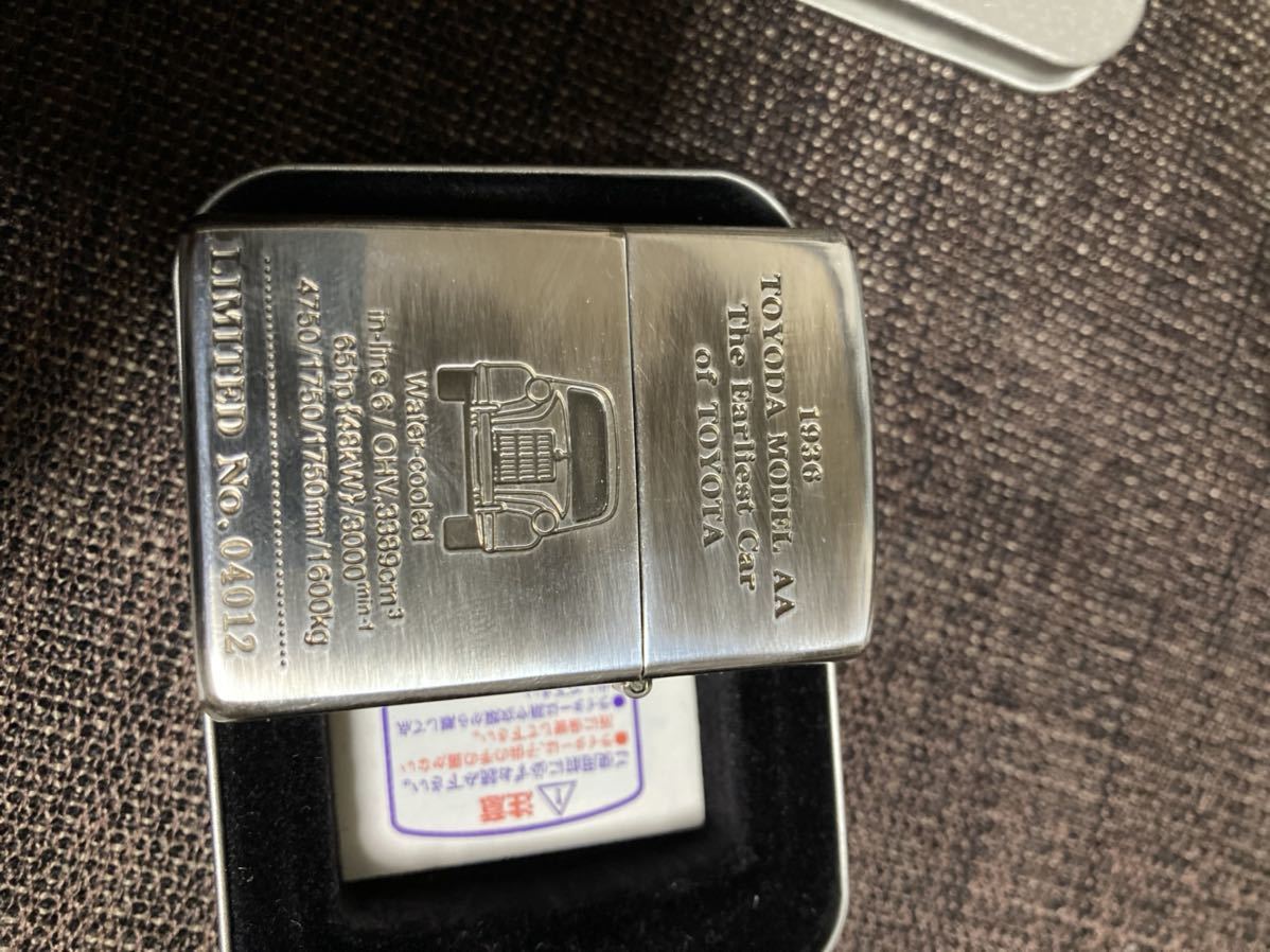 レア ZIPPO TOYOTA 100Millionth トヨタ 1億台達成記念 オイルライター 