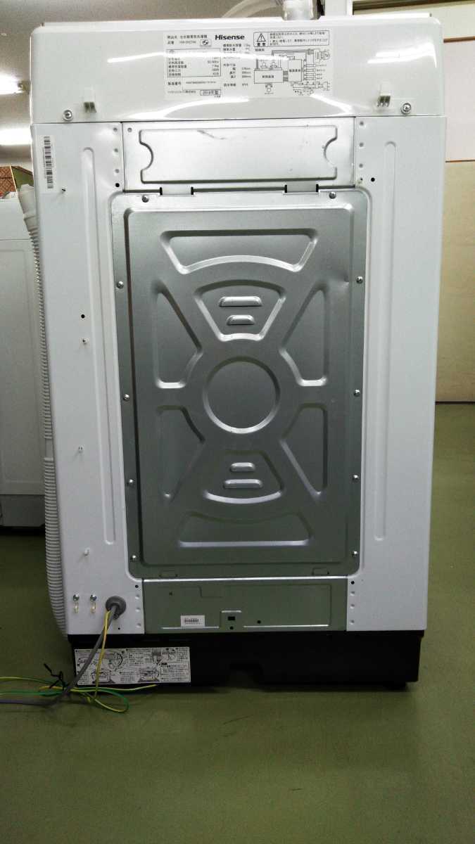 J 送料無料　高年式 2019年 風乾燥 ハイセンス 洗濯機 (HW-DG75A) 7.5㎏ HW-DG75A ハイセンス 全自動洗濯機 2019年製 動作確認／クリーニング済み 2022年製