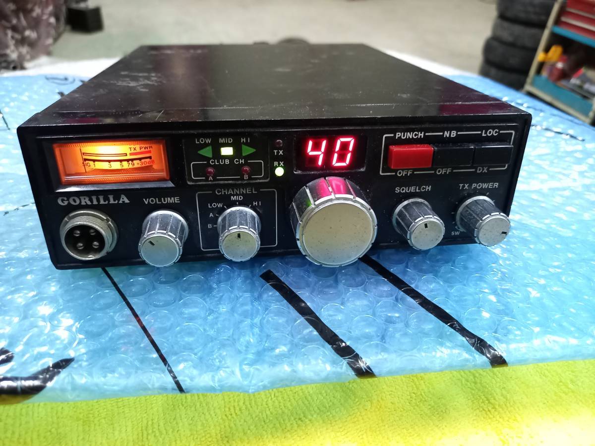 Yahoo!オークション - CB無線機 スーパーゴリラ 28MHz改造機 SUPER GOR