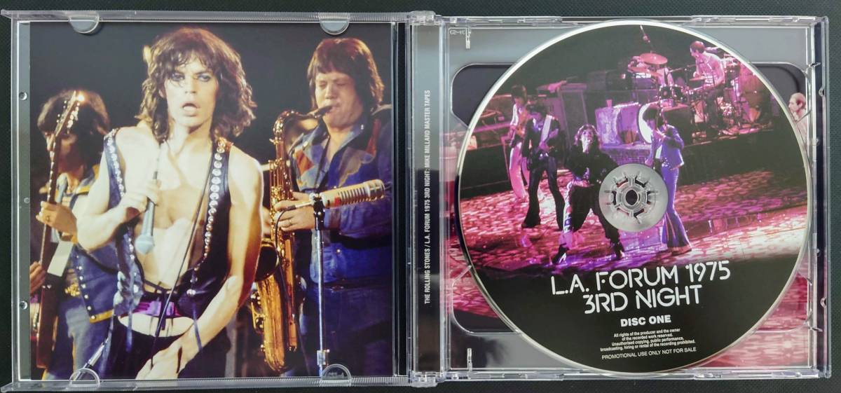 THE ROLLING STONES - L.A. FORUM 1975 3RD NIGHT: MIKE MILLARD 