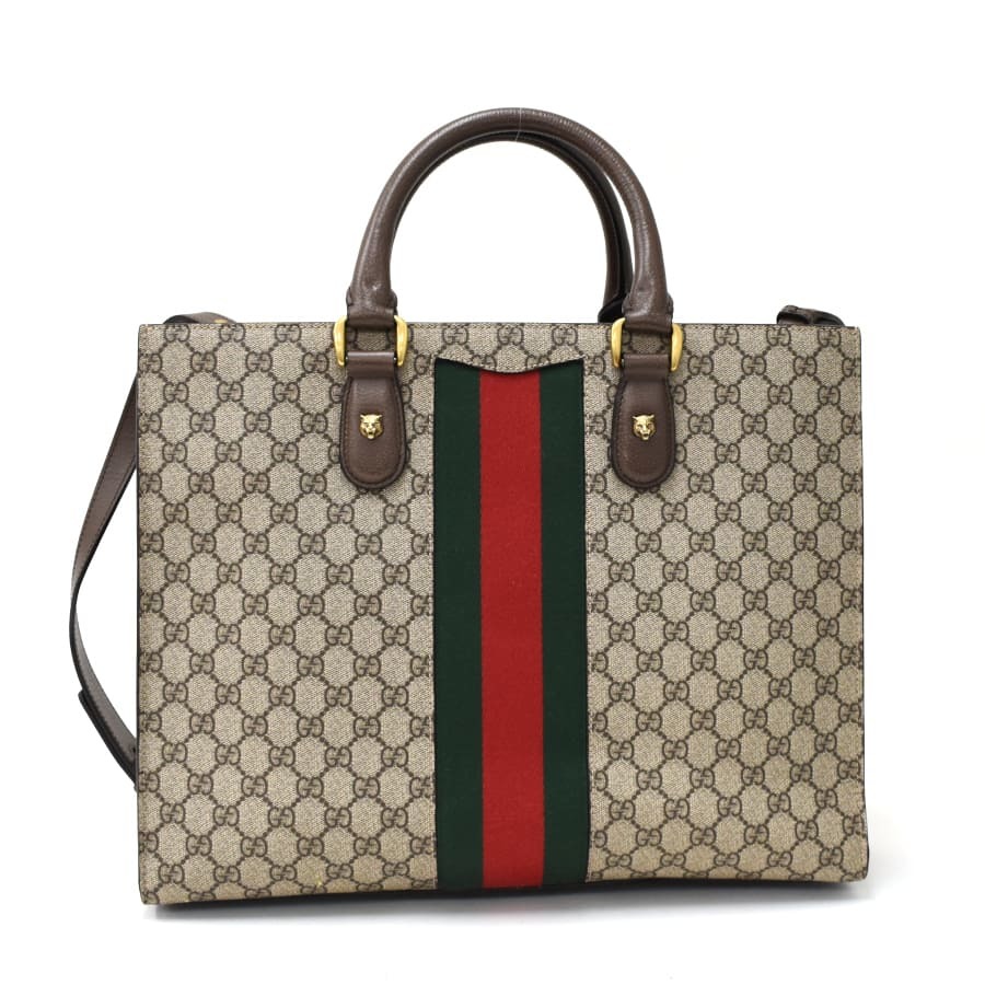 1円 ◎極美品 GUCCI グッチ 2wayトートバッグ ショルダー 437541