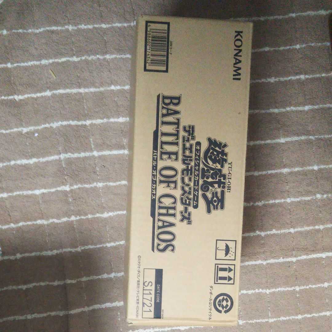 遊戯王遊戯王 BATTLE OF CHAOS (バトルオブカオス) カートン未開封 初回生産版 OF BATTLE CHAOS ブラックマジシャン 10枚 [BOX