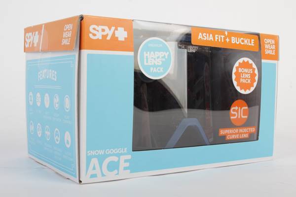 スパイ SPY スノーゴーグル ACE ASIA FIT＋BUCKLE ハッピーレンズ