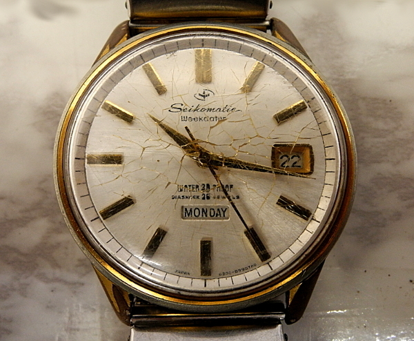 Seikomatic Weekdater 自動巻き 腕時計 可動品 Seikomatic SEIKO Weekdater セイコーマチック セイコー ウィーク