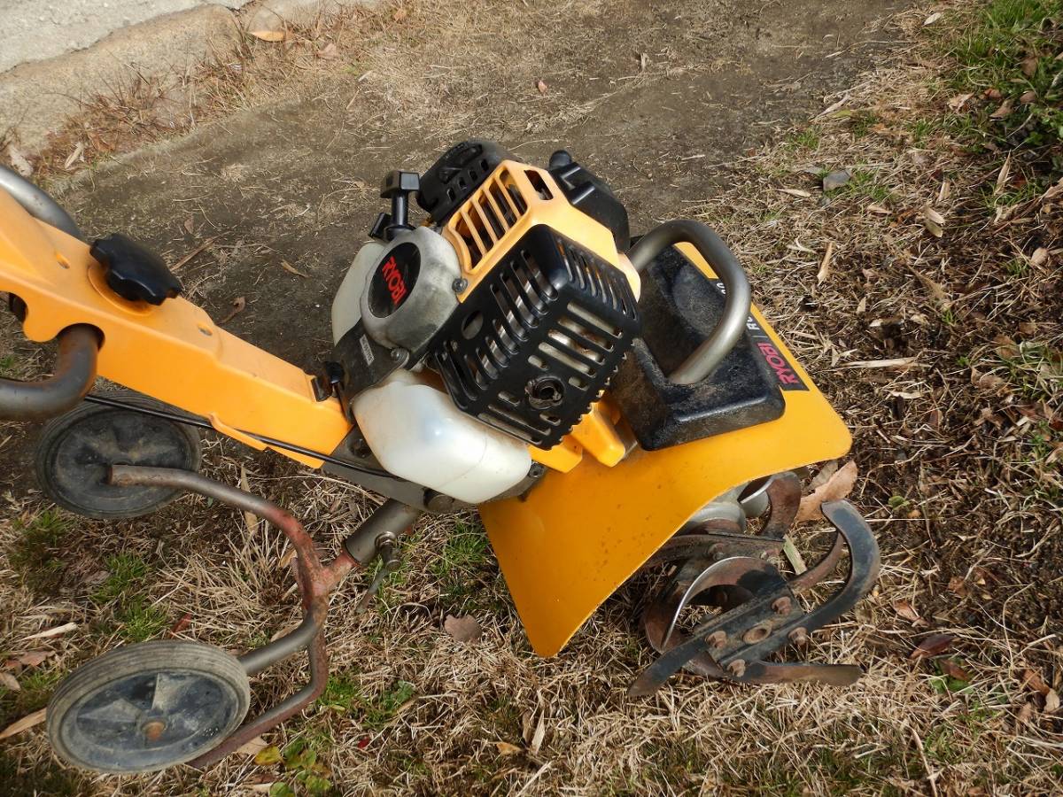 RYOBI リョービ RCV-330 エンジンカルチベータ 小型耕うん機 動作