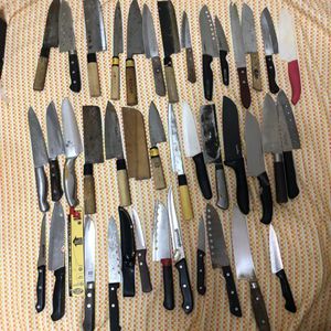 割引発見 中古包丁 中古包丁 ジャンク 實光 廣朋 藤次郎 ジャンク