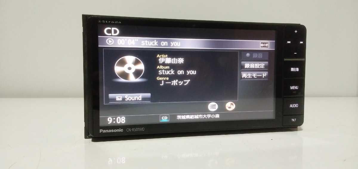 パナソニック Panasonic CN-RS01WD ストラーダ Bluetooth 2017年地図