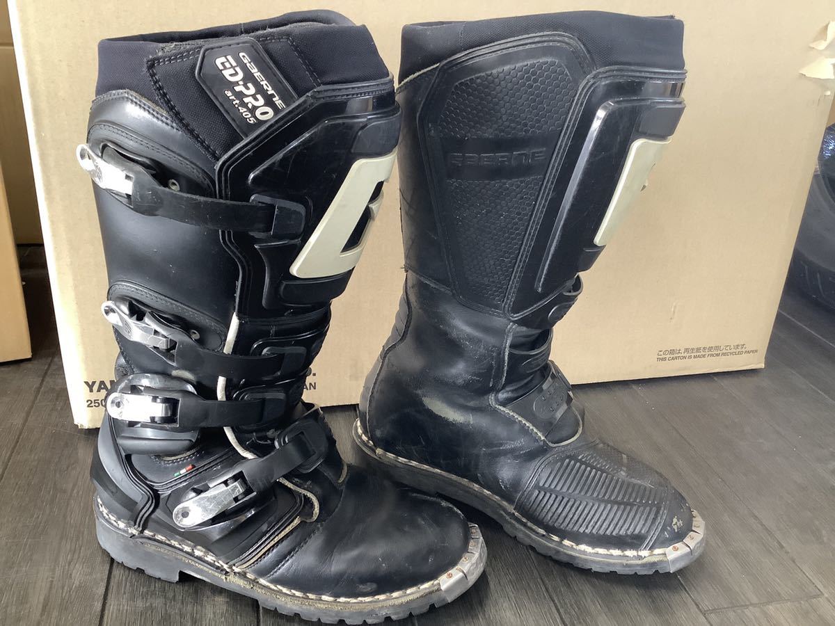 ガエルネGAERNE ED-PRO 25.5cm 黒 中古 オフロードブーツ エンデューロ 