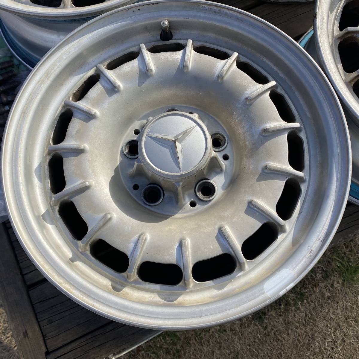 メルセデス ベンツ アルミホイール 14インチ 6.5J 純正 w123 w126 