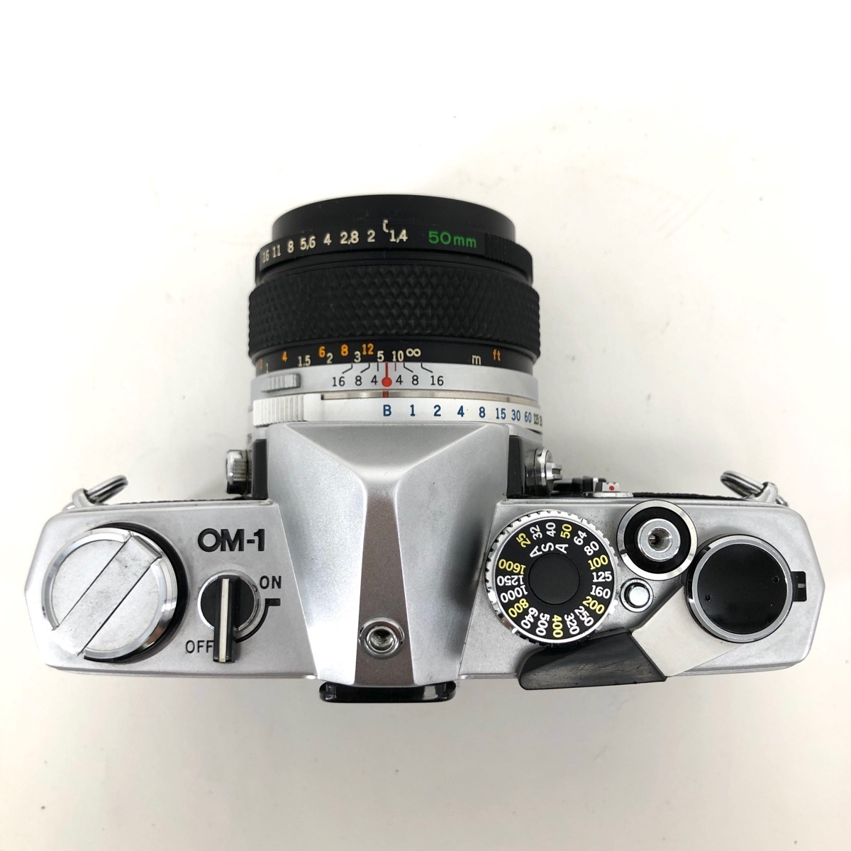 【完動品】OLYMPUS OM1 オリンパス　50ミリf1.4 説明書付き オリンパス OLYMPUS OM-1 ＋ 50mm F1.4 フィルム マニュアルフォーカス