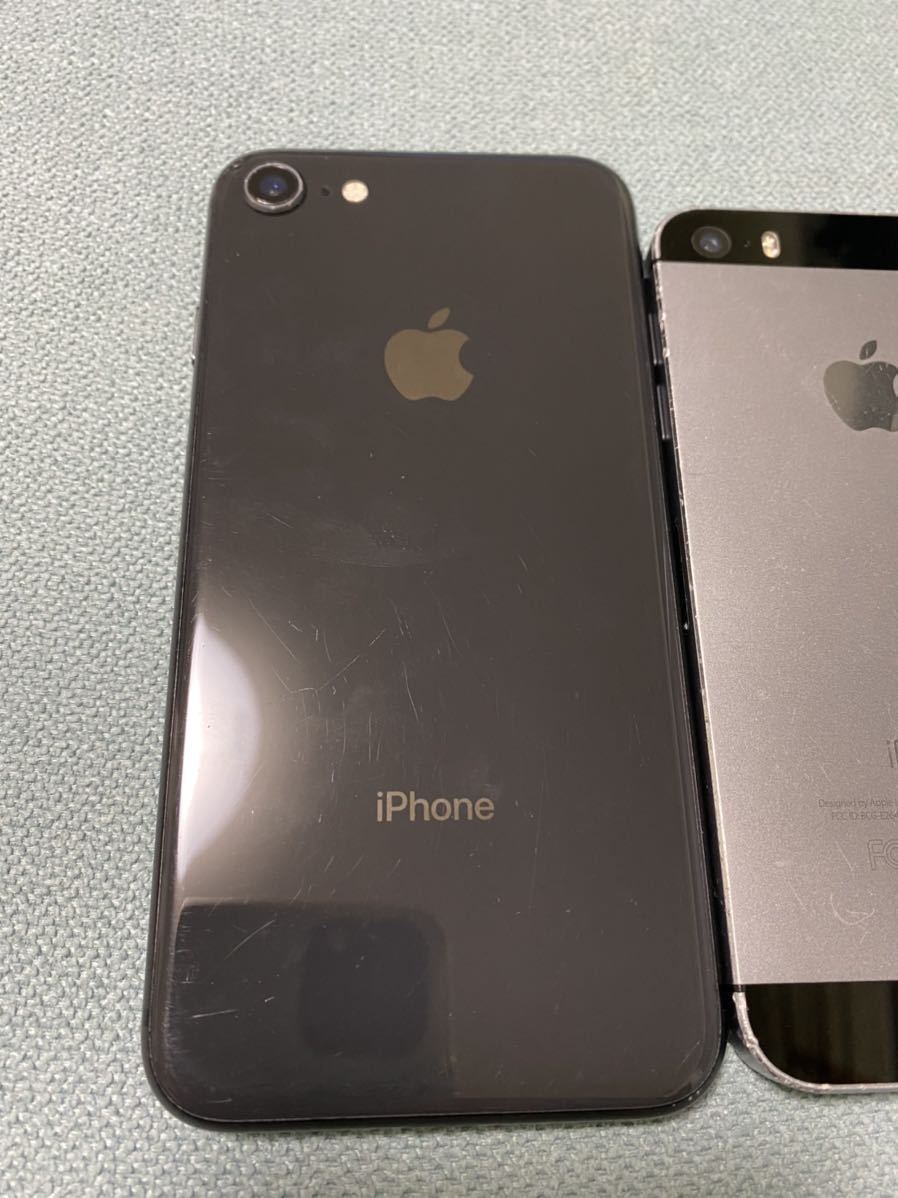 iPhone5s Apple スペースグレイ iPhone8 64GB 32GB 動作確認済み SIM
