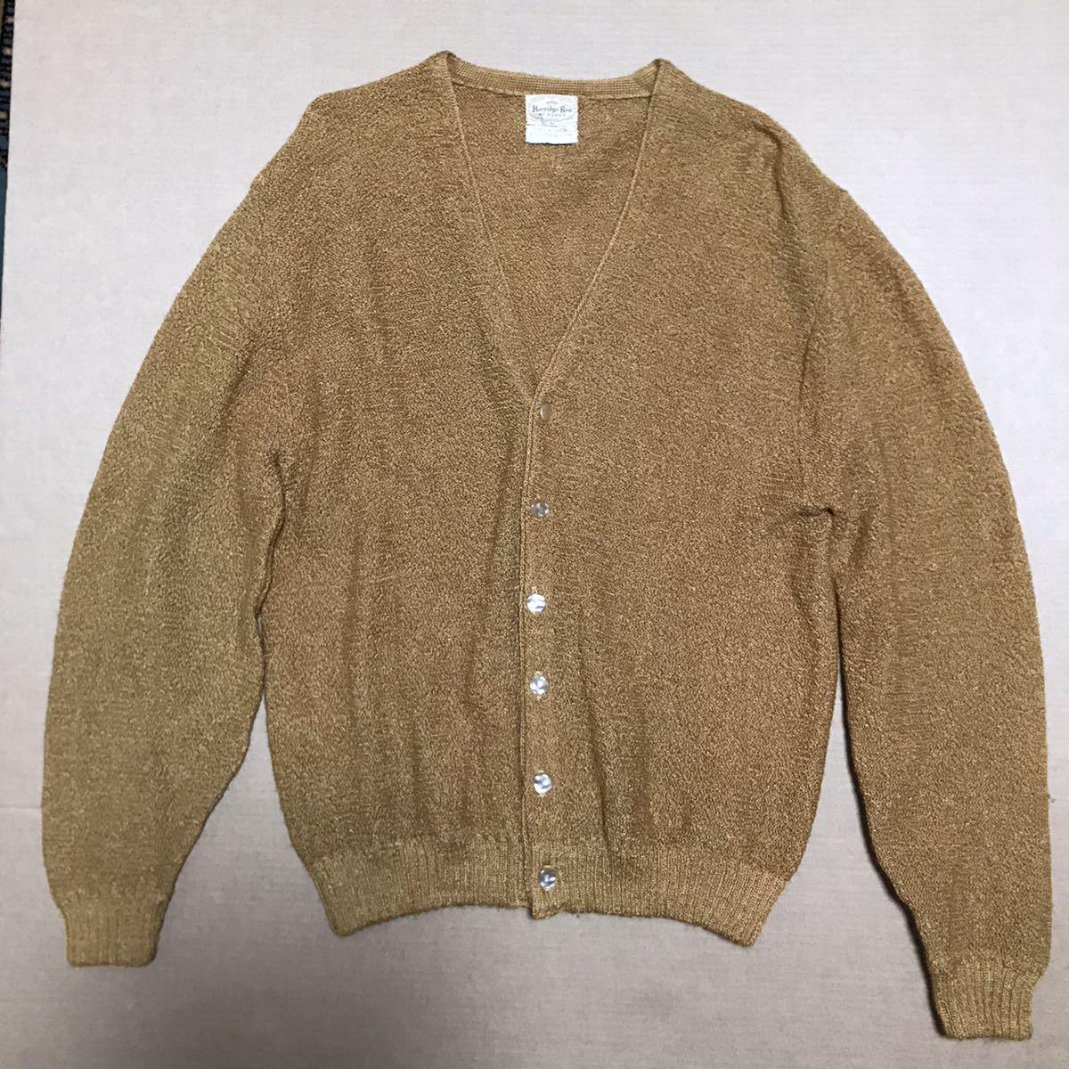 60s USED HARRIDGE ROW MOHAIR CARDIGAN 60