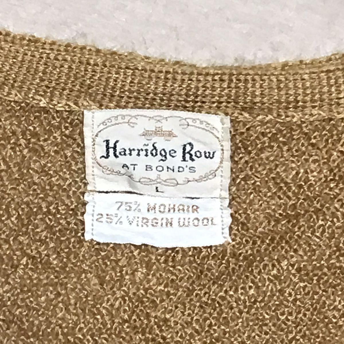 60s USED HARRIDGE ROW MOHAIR CARDIGAN 60
