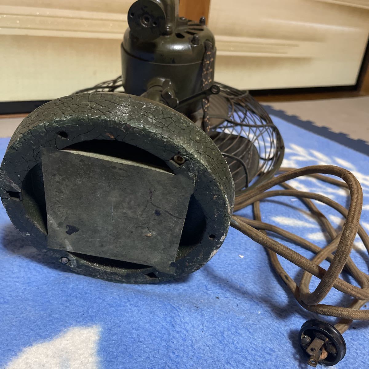 TOKYO SHIBAURA 東京芝浦電気 A.C. ELECTRIC FAN 扇風機 4枚羽根 昭和 