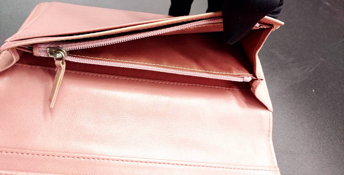 CHANEL シャネル カメリア 二つ折り財布 ココマーク ブラックピンク 
