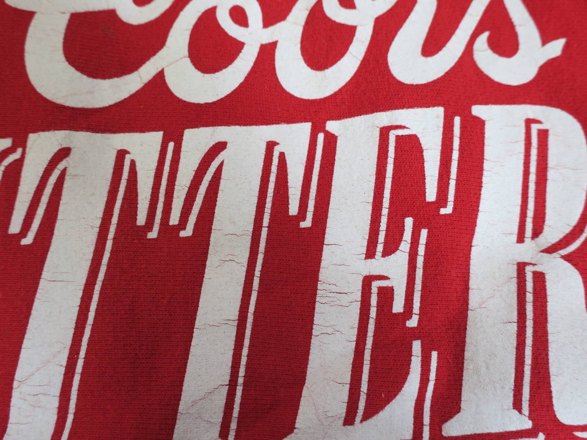 チャンピオン サイズL リバースウィーブ 90s 刺繍タグ アメリカ製 レッド ホワイト ラバープリント coors cutter 刺繍タグ リバースウィーブ 90s グレー サイズLブランド リバースウィーブ刺繍タグ