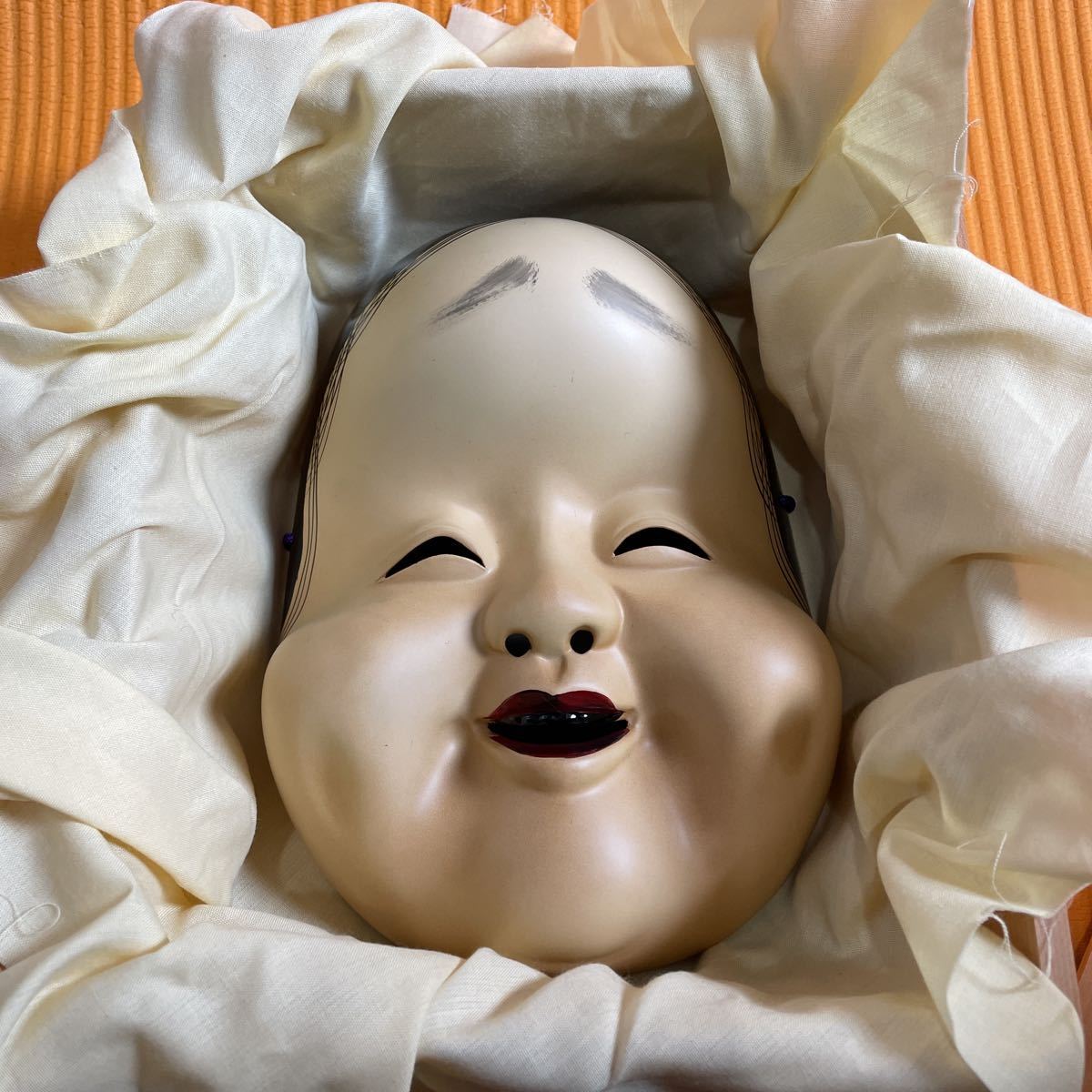 狂言面 乙 “乙女” 未使用 能面 狂言面 木彫り 小面 乙(おと)お 狂言面 乙 “乙女” 未使用 能面 狂言面 木彫り 小面 乙(おと)お