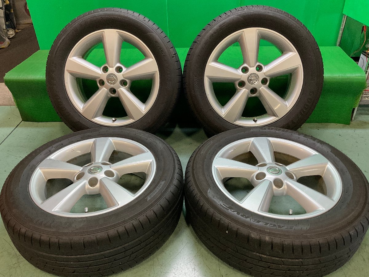 日産 デュアリス KNJ10 純正 17×6.5J +40 アルミホイール バリ山 215 