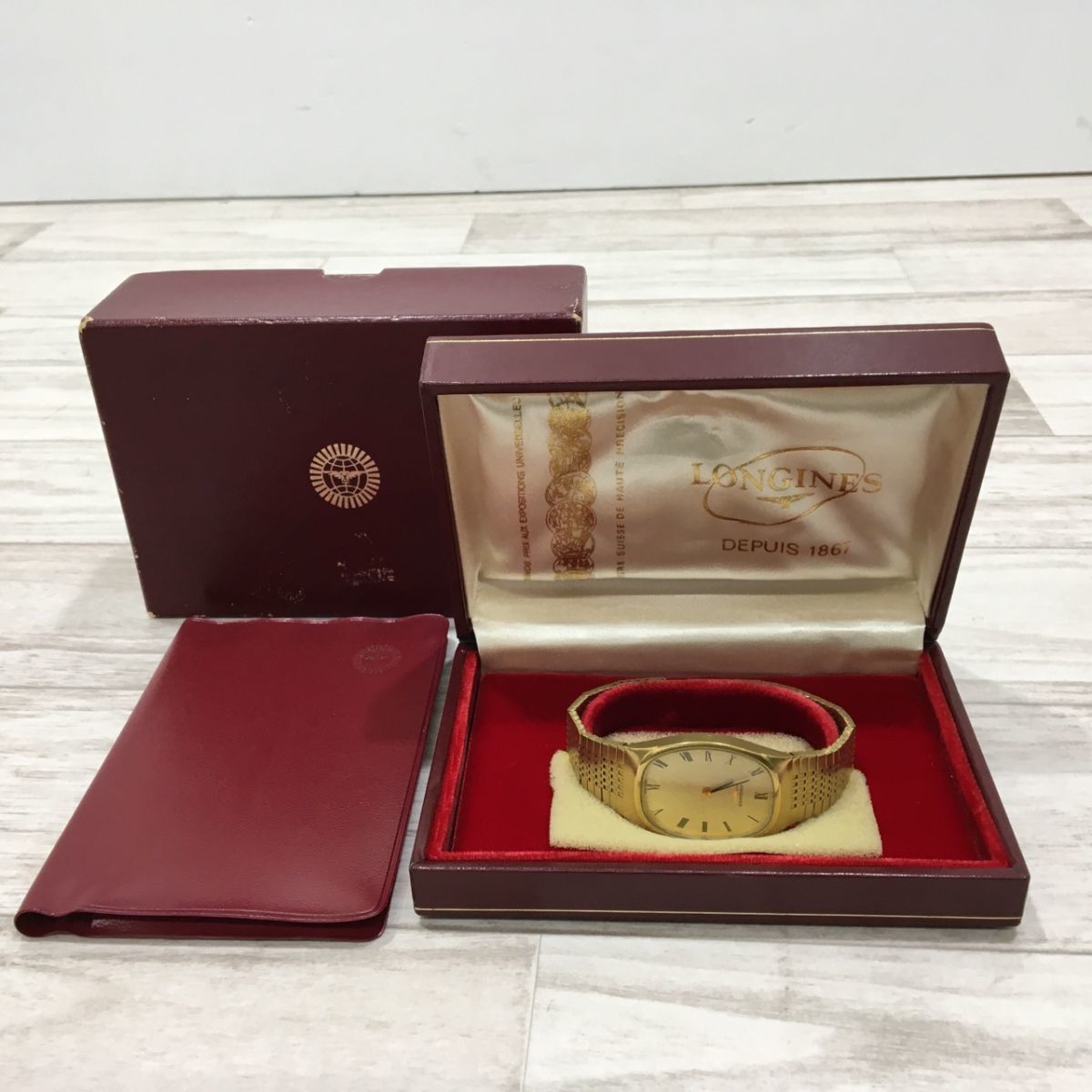 ロンジン LONGINES ゴールド 腕時計 手巻き 2針 ロンジン（文字盤