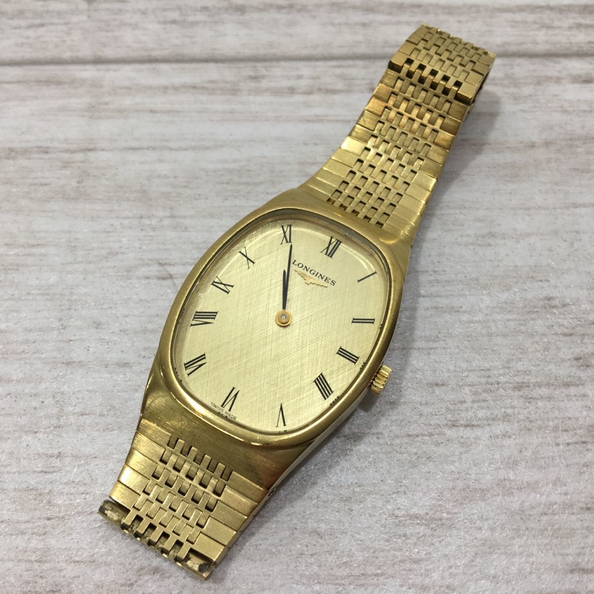 ロンジン LONGINES ゴールド 腕時計 手巻き 2針 ロンジン（文字盤