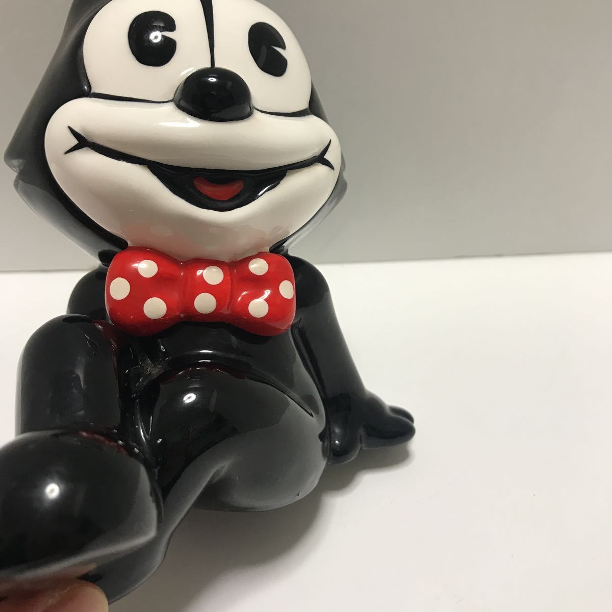 フィリックスのセラミックバンク 陶器製 貯金箱 FELIX フィギュア  