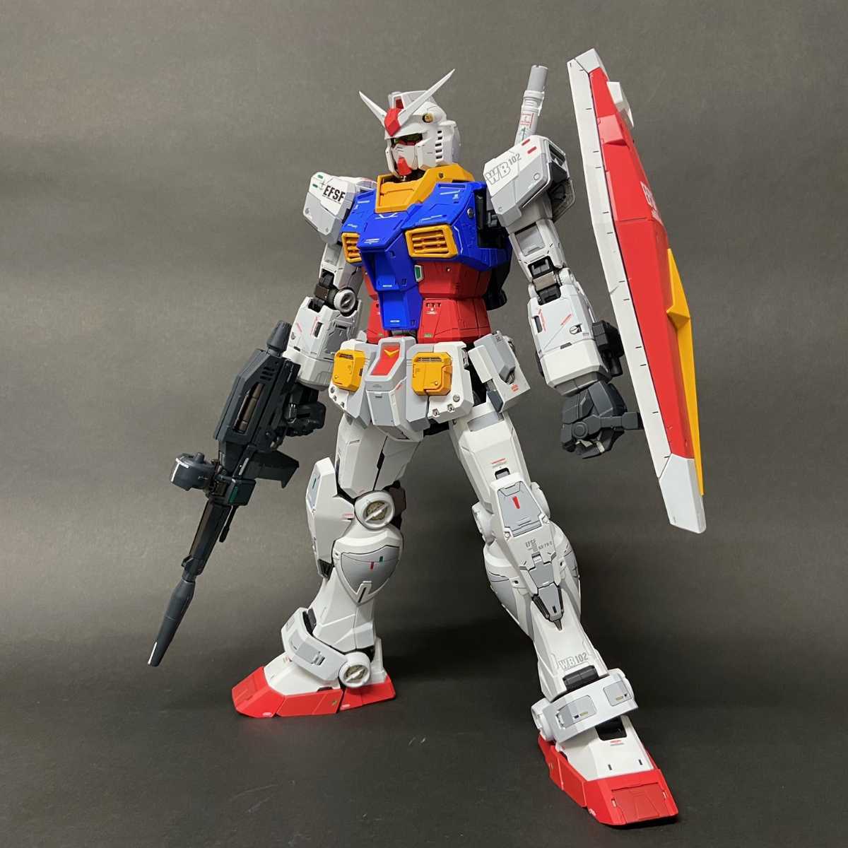 バンダイ 1/60 P.G.U RX－78－2 GUNDAM 改修塗装済み完成品! 売り切り 