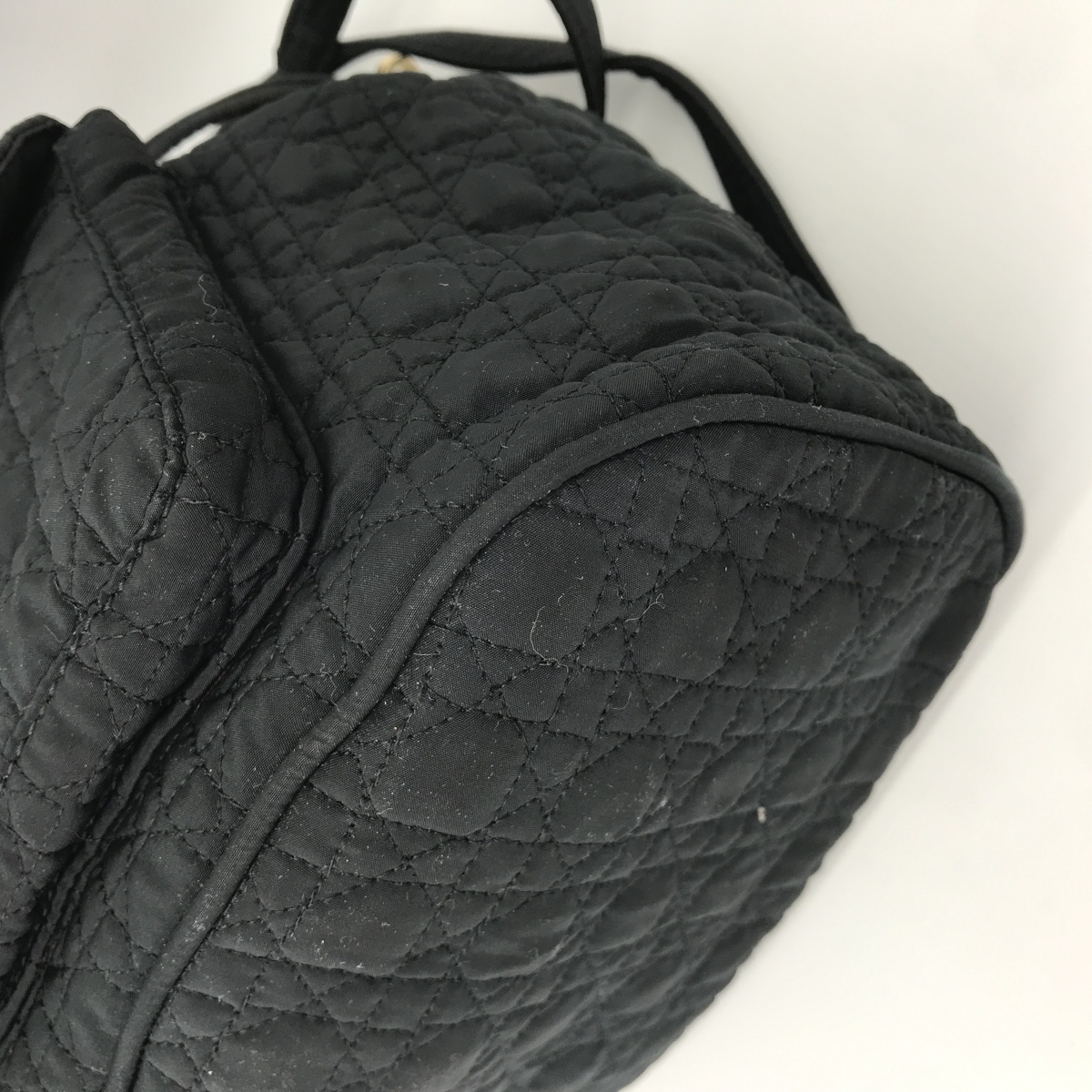 M2450 1円 ベタなし Dior レディディオール カナージュ ナイロン ロゴ 