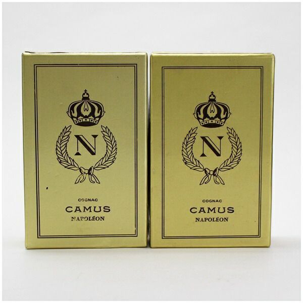 カミュ ブランデー 未開栓 ナポレオン ブック型 ミニボトル 2本セット