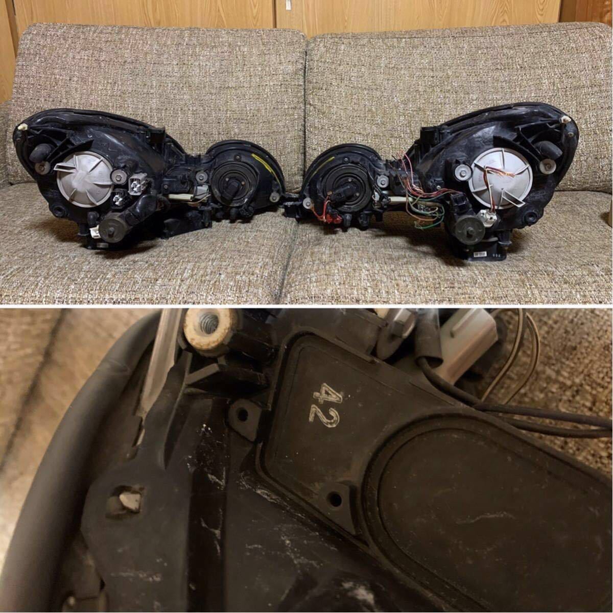 ★コーティング済★ 純正 JZS160/161 16 アリスト 前期 ベルテックス 純正HID左右 セット koito30-234 打刻42 1円スタート_10