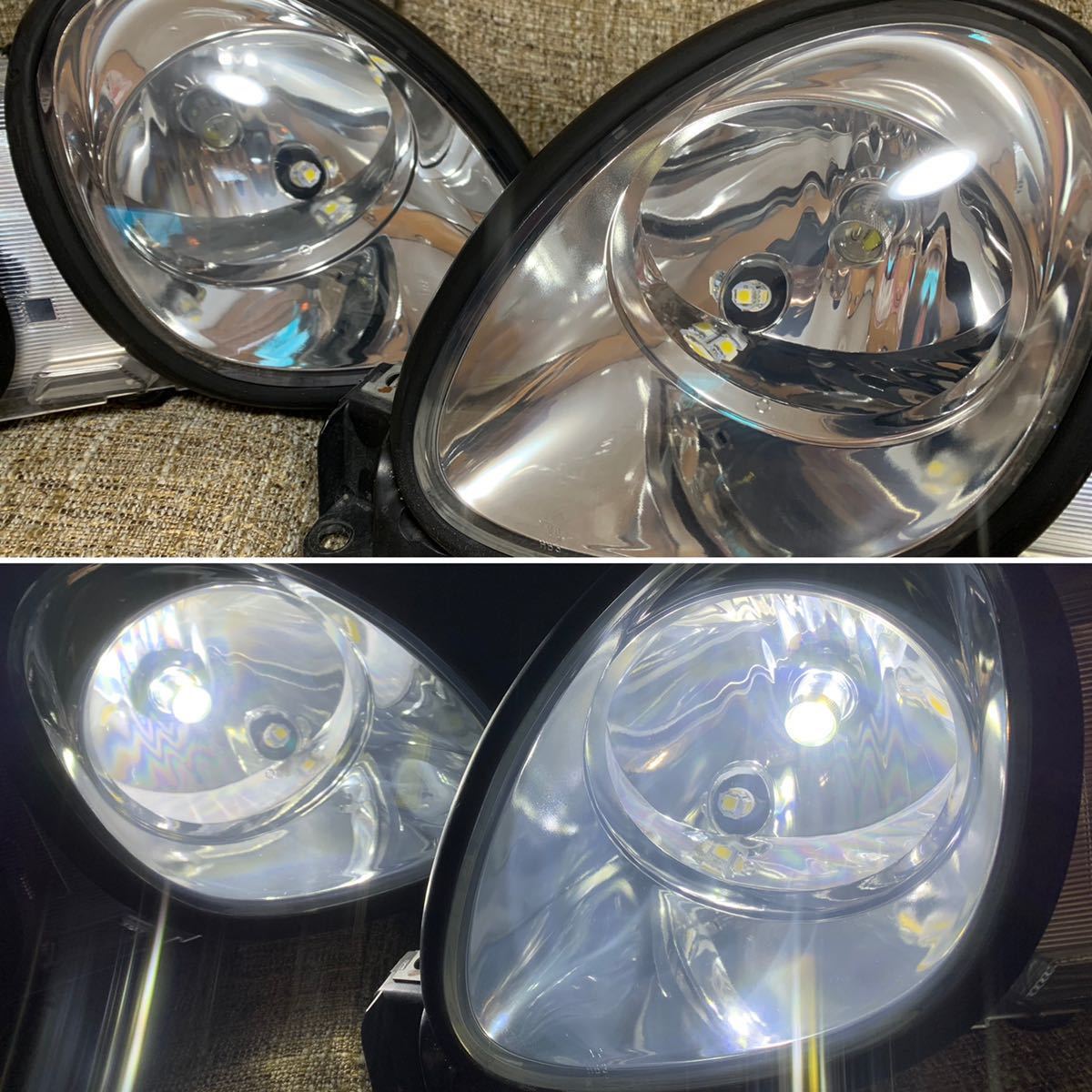 ★コーティング済★ 純正 JZS160/161 16 アリスト 前期 ベルテックス 純正HID左右 セット koito30-234 打刻42 1円スタート_6