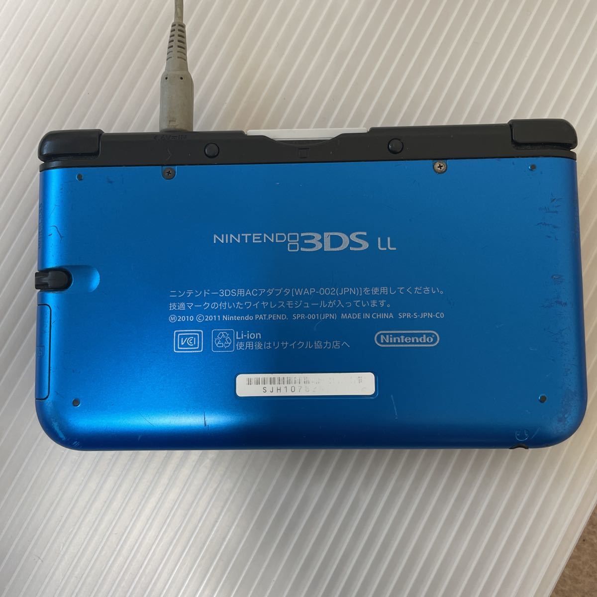 Newニンテンドー3DSLL本体 ライム×ブラック SPR-001 簡單動作確認OK  