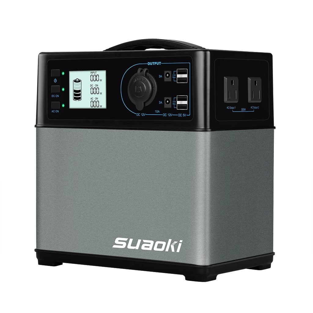 ジャンク品】suaoki ポータブル電源 大容量120000mAh /400Wh 三つの 