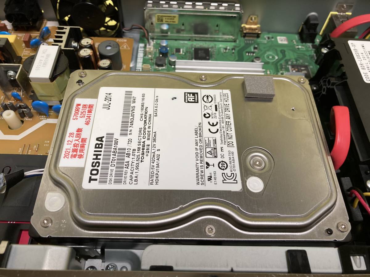 1TB シャープ AQUOS BDレコーダー☆BD-W1600☆リモコン付 11