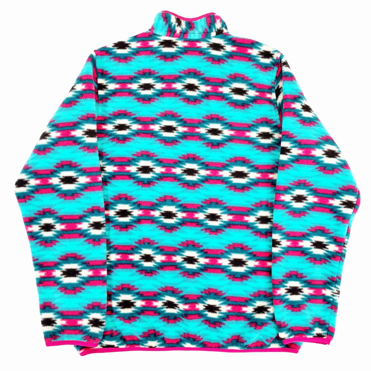 美品 2015年 パタゴニア PATAGONIA ネイティブ柄 シンチラスナップT 