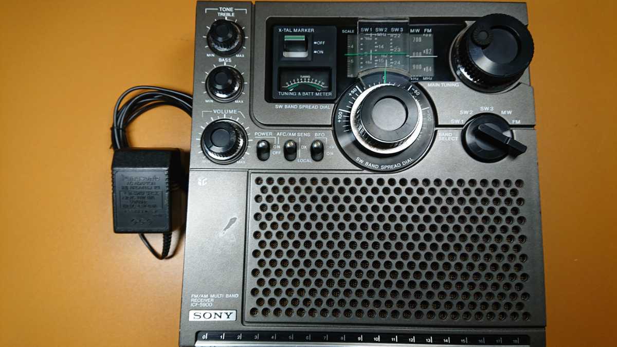 SONY ICF-5900 スカイセンサー ソニー 希少 ラジオ 整備済み 元箱付き