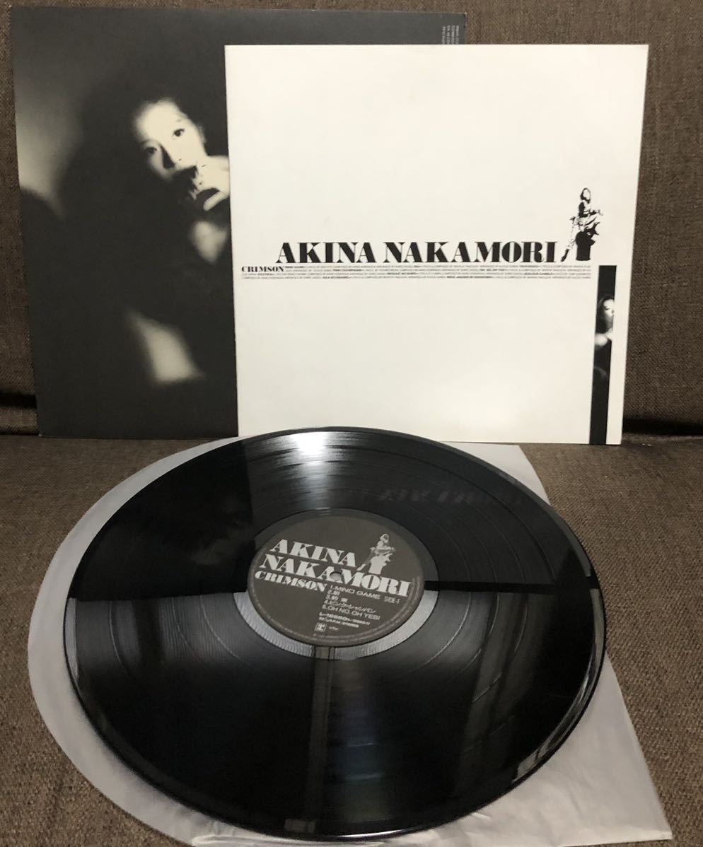 中森明菜 - クリムゾン CRIMSON ⁄ レコード 帯付中森明菜 on Akina