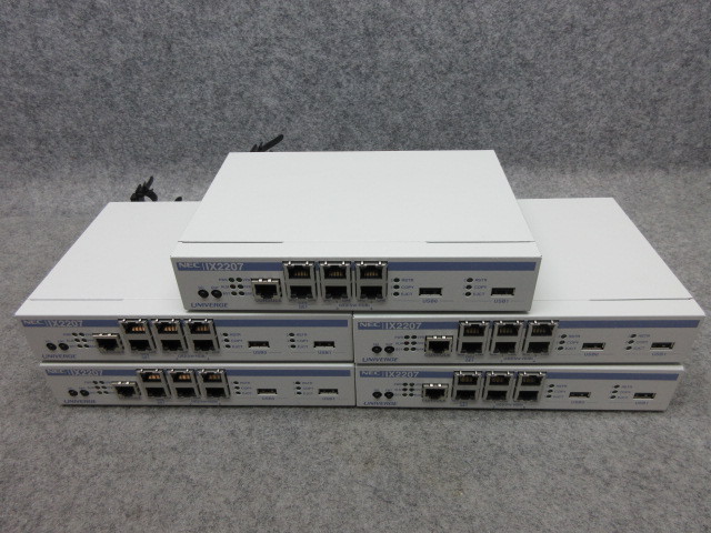 UNIVERGE NEC IX2207 &frasl; ☆ | VPN対応高速アクセスルータ VPN対応高速 通電OK ケーブル付属！NEC 2台セット！ 187] : IXシリーズ ix2207の通販 日経クロステック