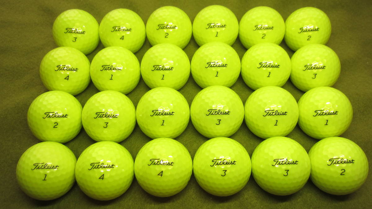 ロストボール タイトリスト PRO V1 2021年モデル イエロー 24球