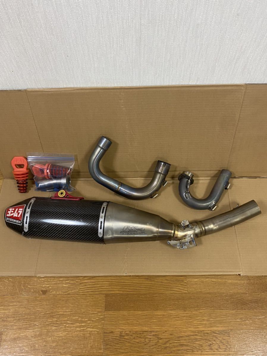 YZ250FX USヨシムラ フルエキ マフラー チタンカーボン(マフラー本体