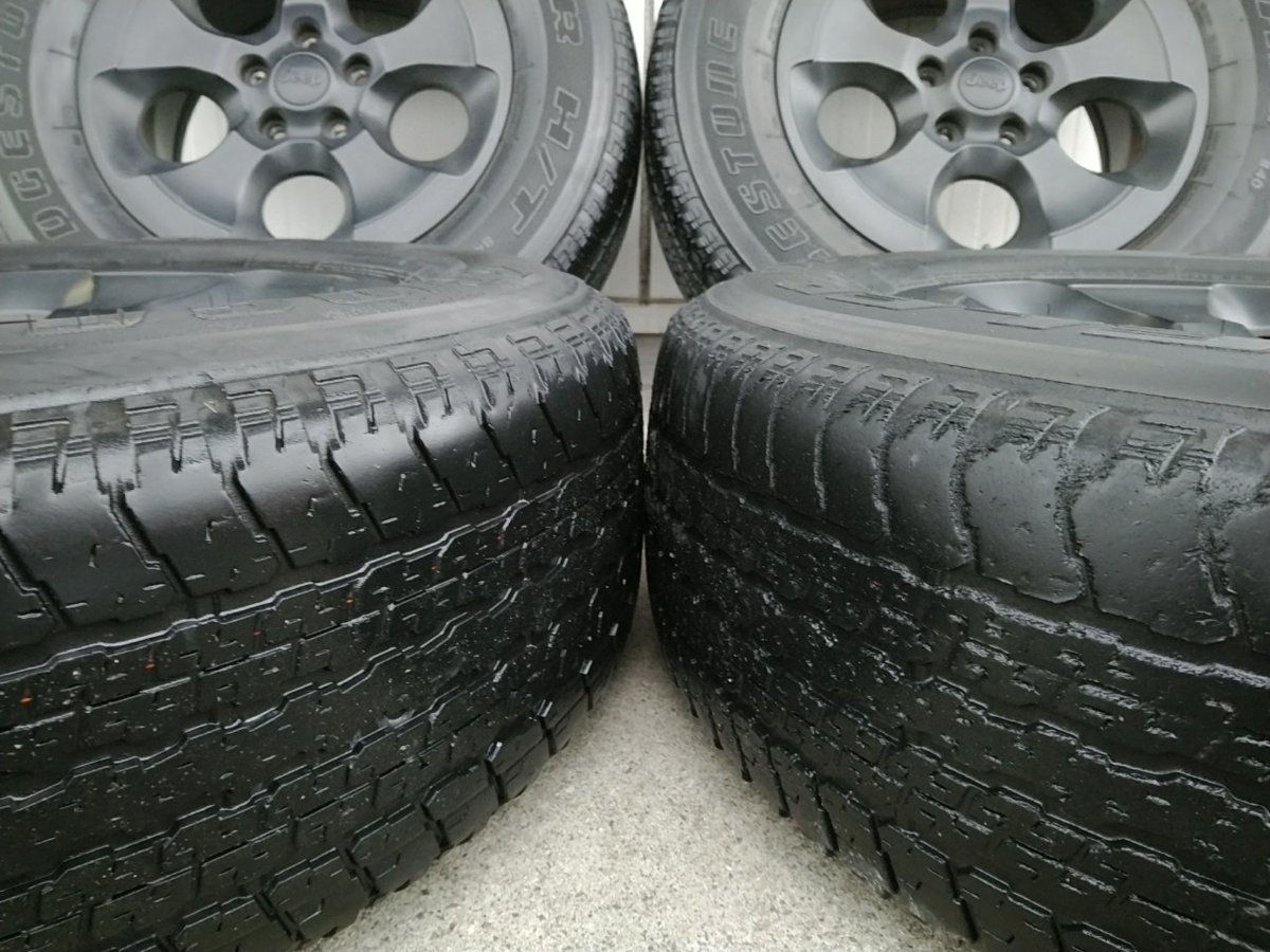 即納 中古 タイヤホイールセット Jeep ラングラー JK 純正ホイール 18 