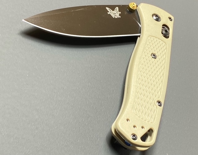 ★送料198円！★535S★BM　サムスタッド フォールディングナイフ　G10ハンドル　