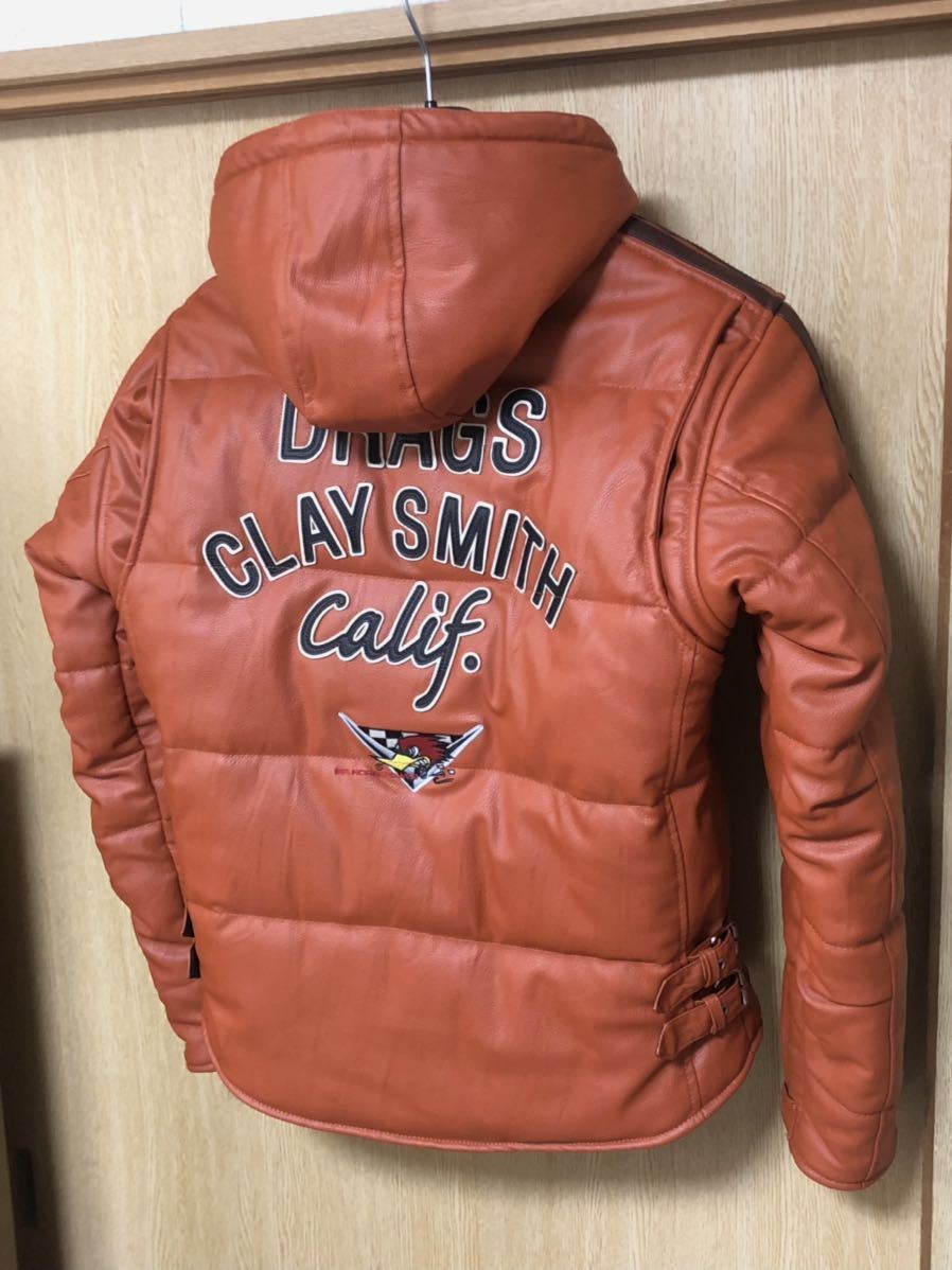 クレイスミス】GENERAL フェイクレザー ジャケット・Mサイズ・CLAY 