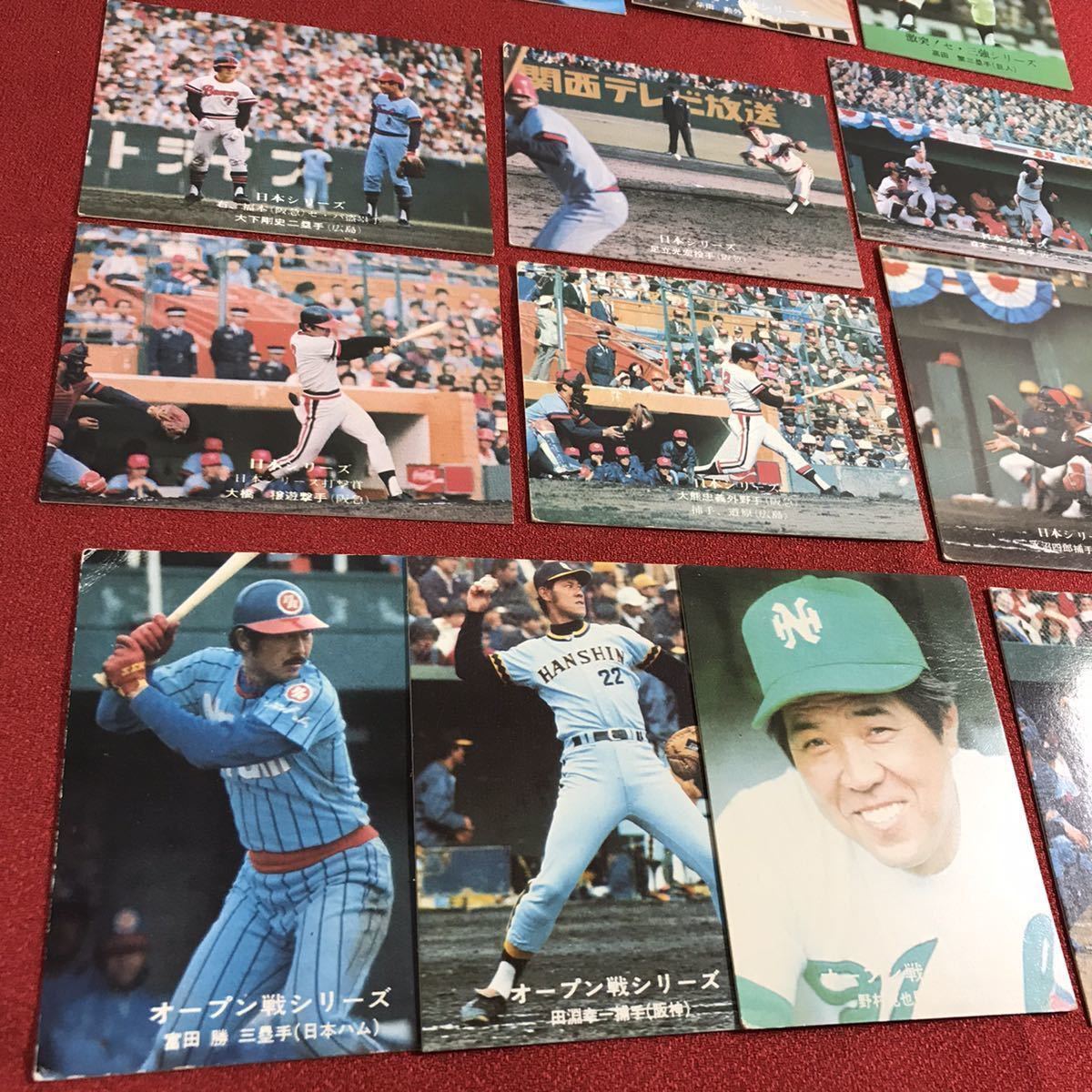 ☆希少！カルビープロ野球カード まとめ 1977年 オープン戦シリーズ